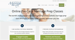 Desktop Screenshot of catholicmarriageprepclass.com