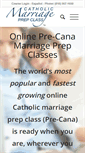 Mobile Screenshot of catholicmarriageprepclass.com